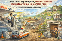 Dinas PUPR Sigi Bungkam, Redaksi Naikkan Status Klarifikasi ke Somasi Pers
