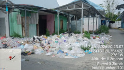 APBD Rp1,5 Triliun, Sampah Menggunung di Pasar Baru Poso