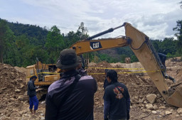 7 Alat Berat Tambang Ongkamalino Disita, Aktor Lapangan Belum Diamankan?