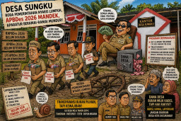 APBDes 2026 Mandek, Aparatur Desa Sungku Beramai-ramai Mundur