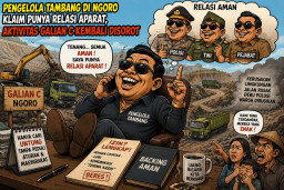 Pengelola Tambang di Ngoro Klaim Punya Relasi Aparat, Aktivitas Galian C Kembali Disorot