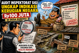 Audit Inspektorat Sigi Ungkap Indikasi Kerugian Negara Rp100 Juta di Desa Sungku