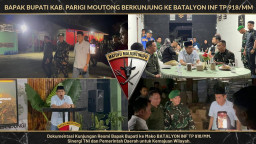 Bupati Parigi Moutong Kunjungi Yonif TP 918/MM, Perkuat Sinergi untuk Pelayanan Publik dan Penanggulangan Bencana