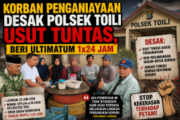 Korban Penganiayaan Desak Polsek Toili Usut Tuntas, Beri Ultimatum 1x24 Jam