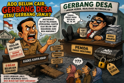 ADD Tahap I Belum Cair, Kades Tagih Bukti Nyata Program Gerbang Desa