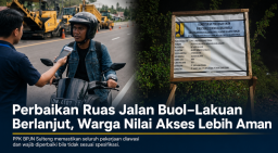 Perbaikan Ruas Jalan Buol–Lakuan Berlanjut, Warga Nilai Akses Lebih Aman