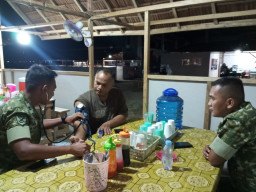 Yonif TP 918/MM dan Awak Media Perkuat Sinergi Informasi Melalui Layanan Kesehatan