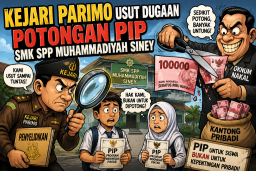 Kejari Parimo Usut Dugaan Potongan PIP SMK SPP Muhammadiyah Siney