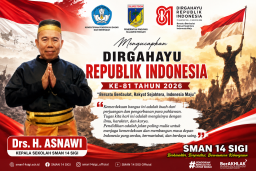 Semangat Kebersamaan SMAN 14 Sigi Sambut HUT RI ke-81
