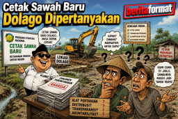 Cetak Sawah Baru Dolago Dipertanyakan, Janji Bantuan Alsintan Tak Kunjung Terwujud