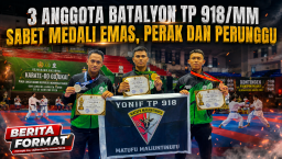 Tiga Prajurit Yonif TP 918/MM Raih Medali di Kejurnas Karate Gojukai 2026