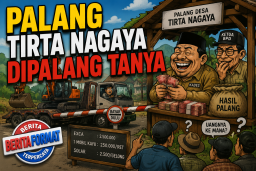 Palang Desa, Jalan Rusak, Uang Tak Jelas