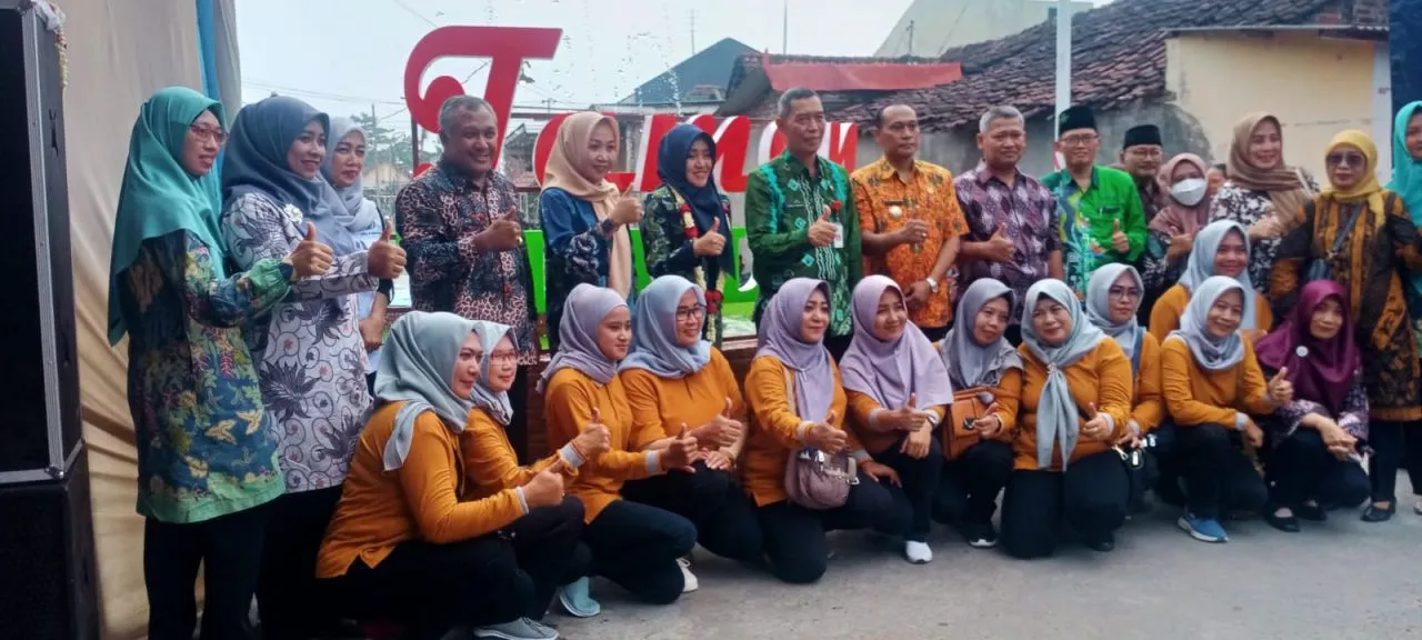 Bupati Ikfina, Launching Icon Desa Bangsal