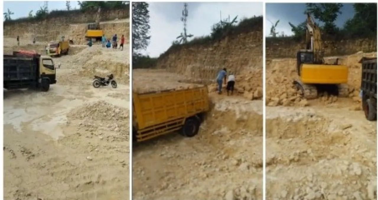 Sekelumit Aktivitas Tambang di Desa Mantup, Dari Beking Hingga Perizinan