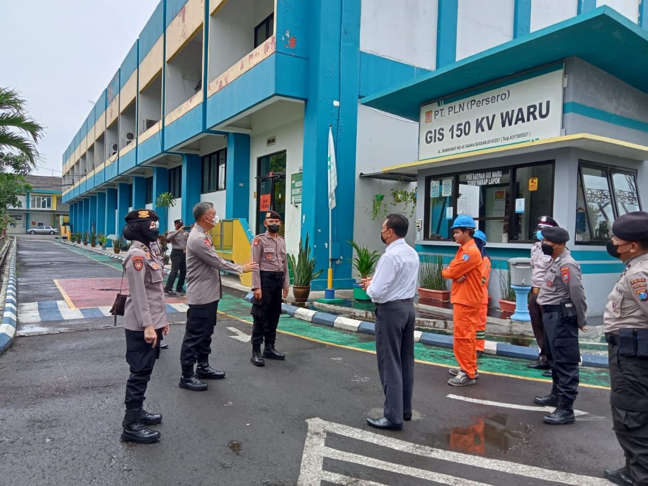 Apel iaga pengaman Obyek Vital Polres Sidoarjo