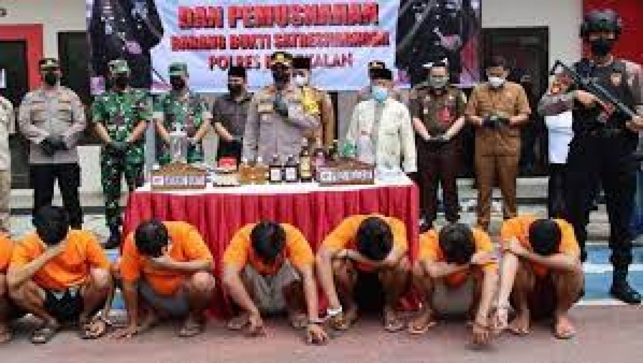 Rilis kasus narkoba di Polres Bangkalan