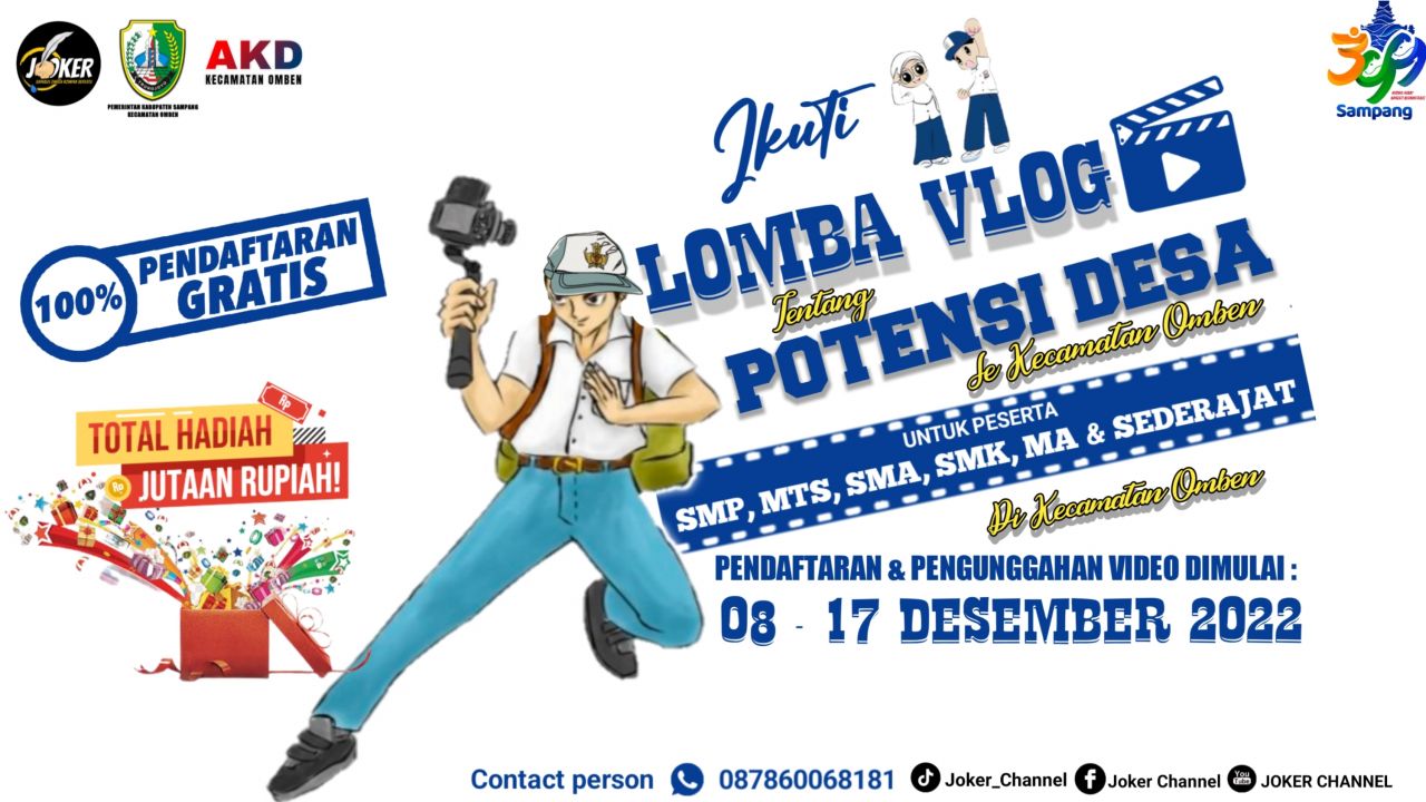 Joker Adakan Lomba Vlog Untuk Pelajar Dengan Tema "Potensi Desa"