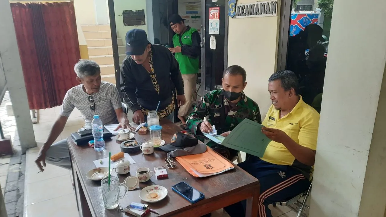 Babinsa Komsos, Dalam Rangka Pemutakhiran Data Penerima Bantuan Jamban