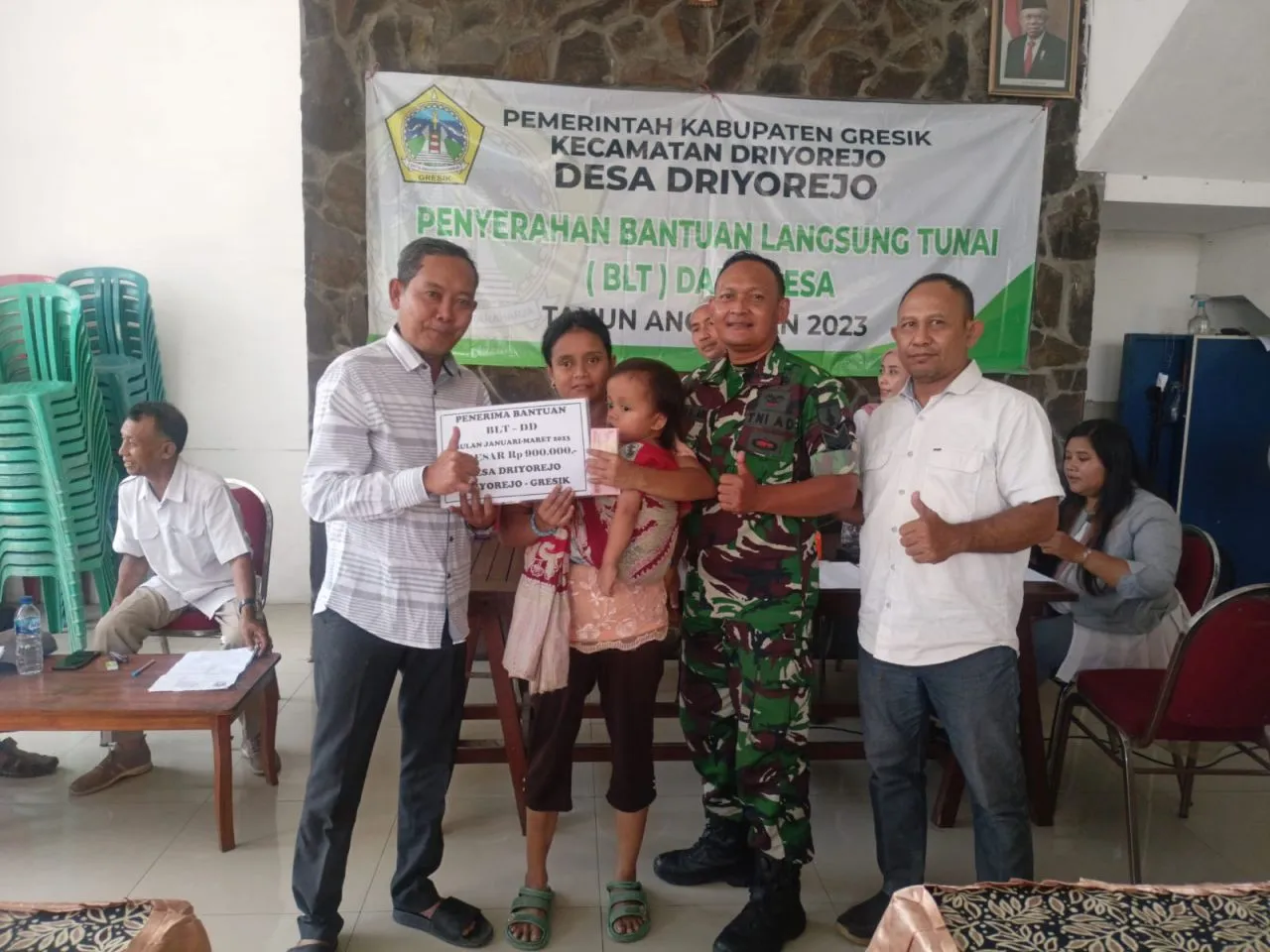 Penyaluran BLT-DD di Kecamatan Driyorejo