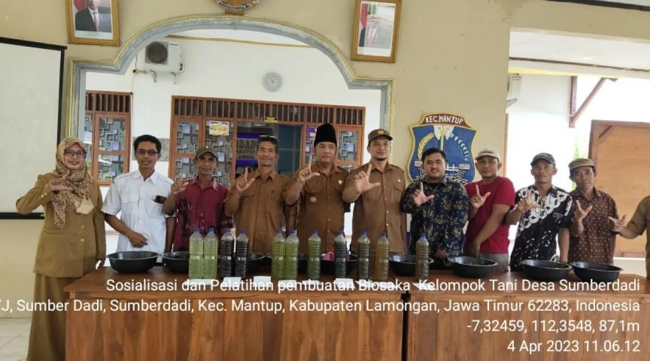 Pemdes Sumberdadi, Gandeng BPP Mantup Buat Biosaka