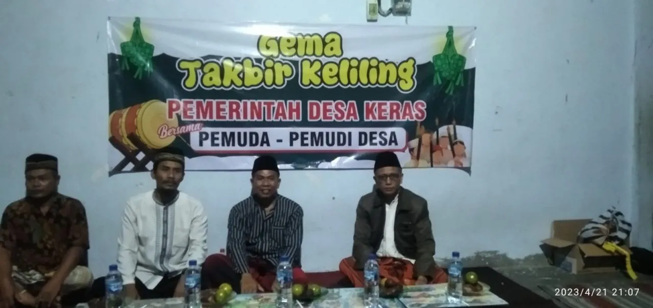 Sambut Idul Fitri, Pemdes Keras Adakan Festival Takbir Keliling Desa