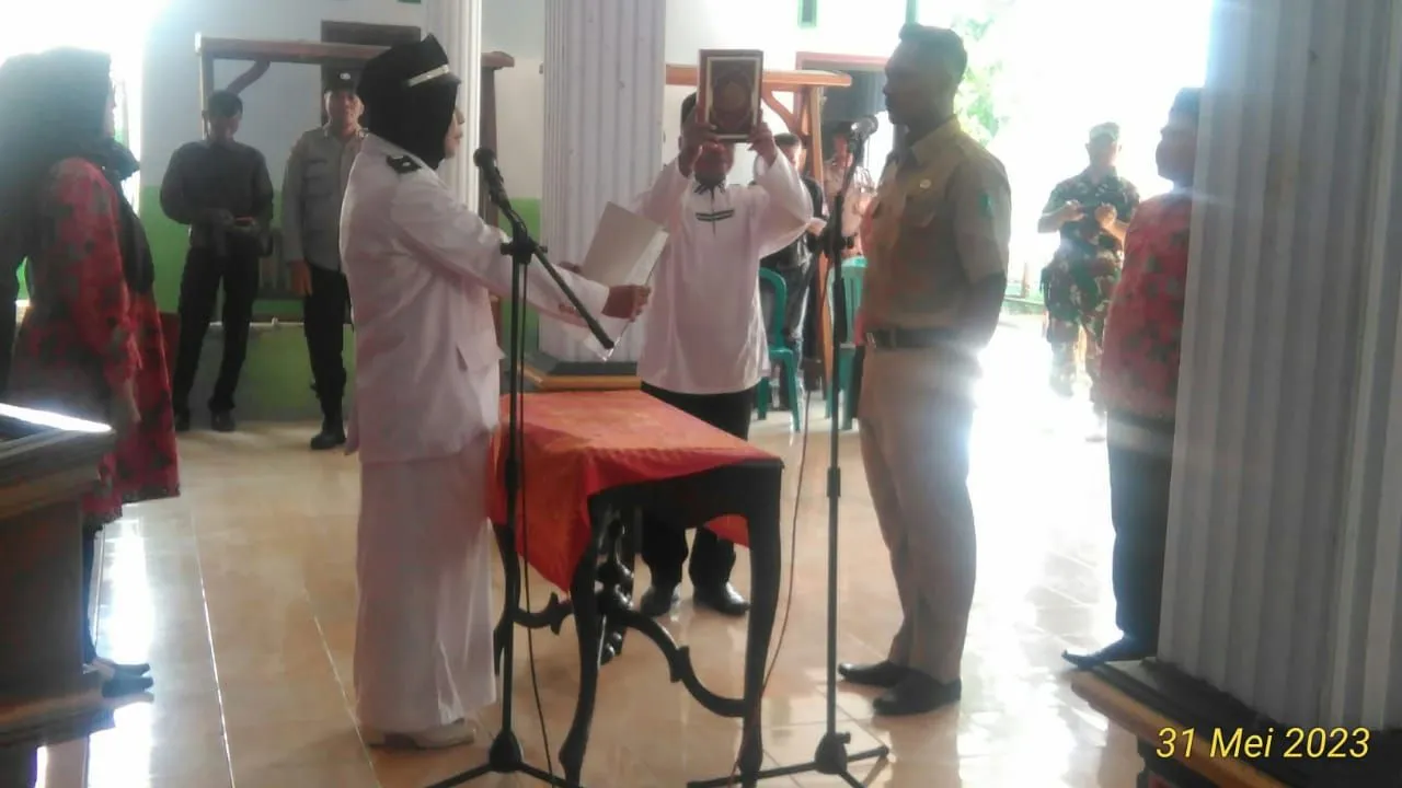 Devis Adi Susanto, Resmi Jabat Sebagai Kasi Pemerintahan Desa Ngogri