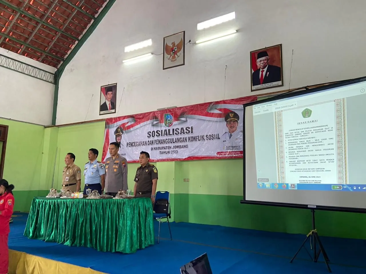 AKBP Eko Bagus Riyadi, Undang 24 Pimpinan Dan Pelatih Perguruan Silat se-Kab.Jombang