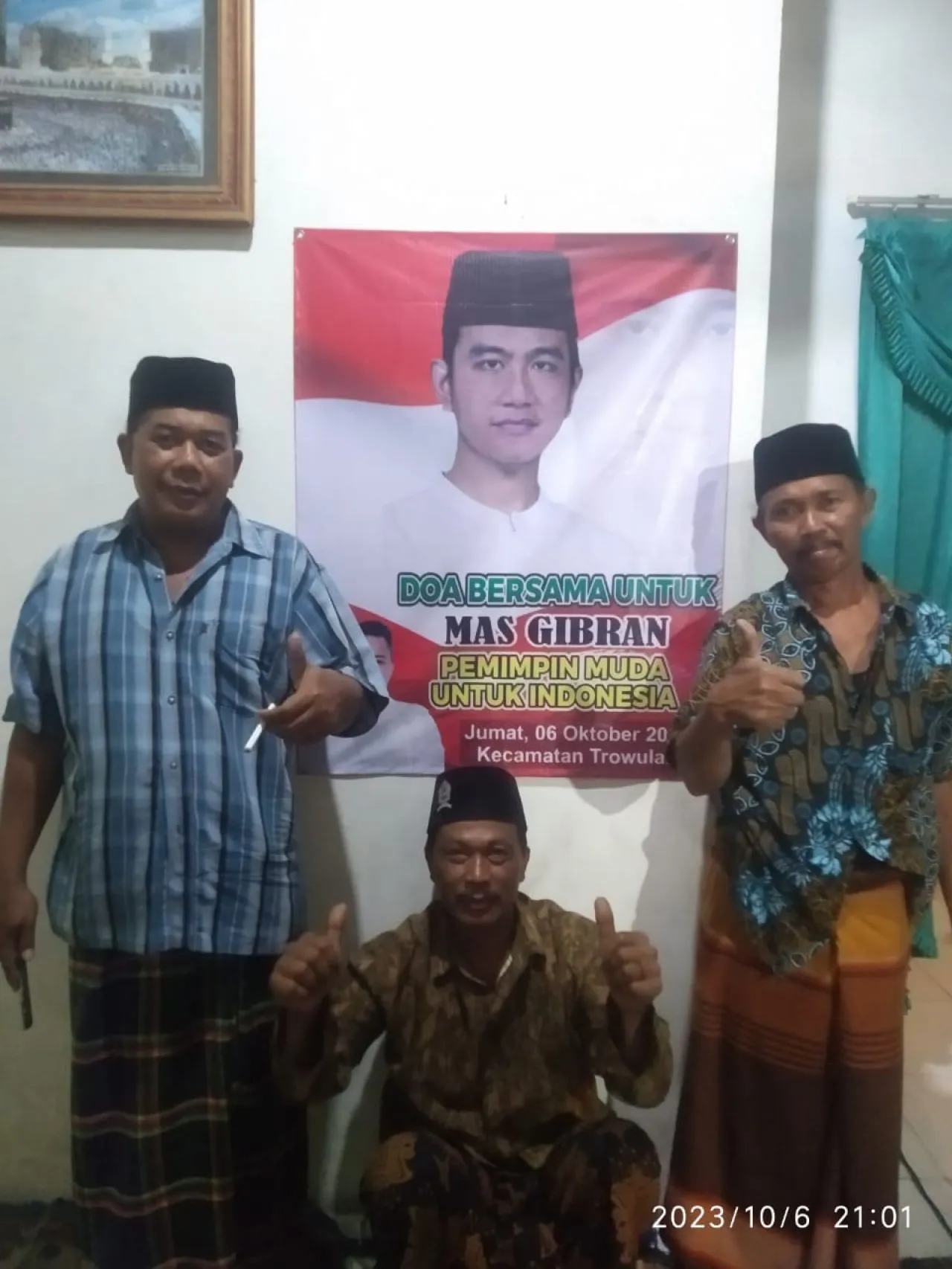 Doa Bersama Mas Gibran, Pemimpin Muda Untuk Indonesia di Bumi Majapahit