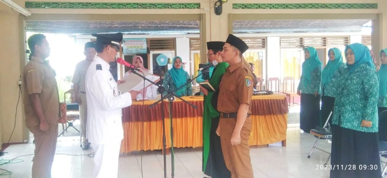 Pasca Dilantik Hadi Mulyo, Mukhamad Abu Sofya Resmi Jabat Kasun Barmanik