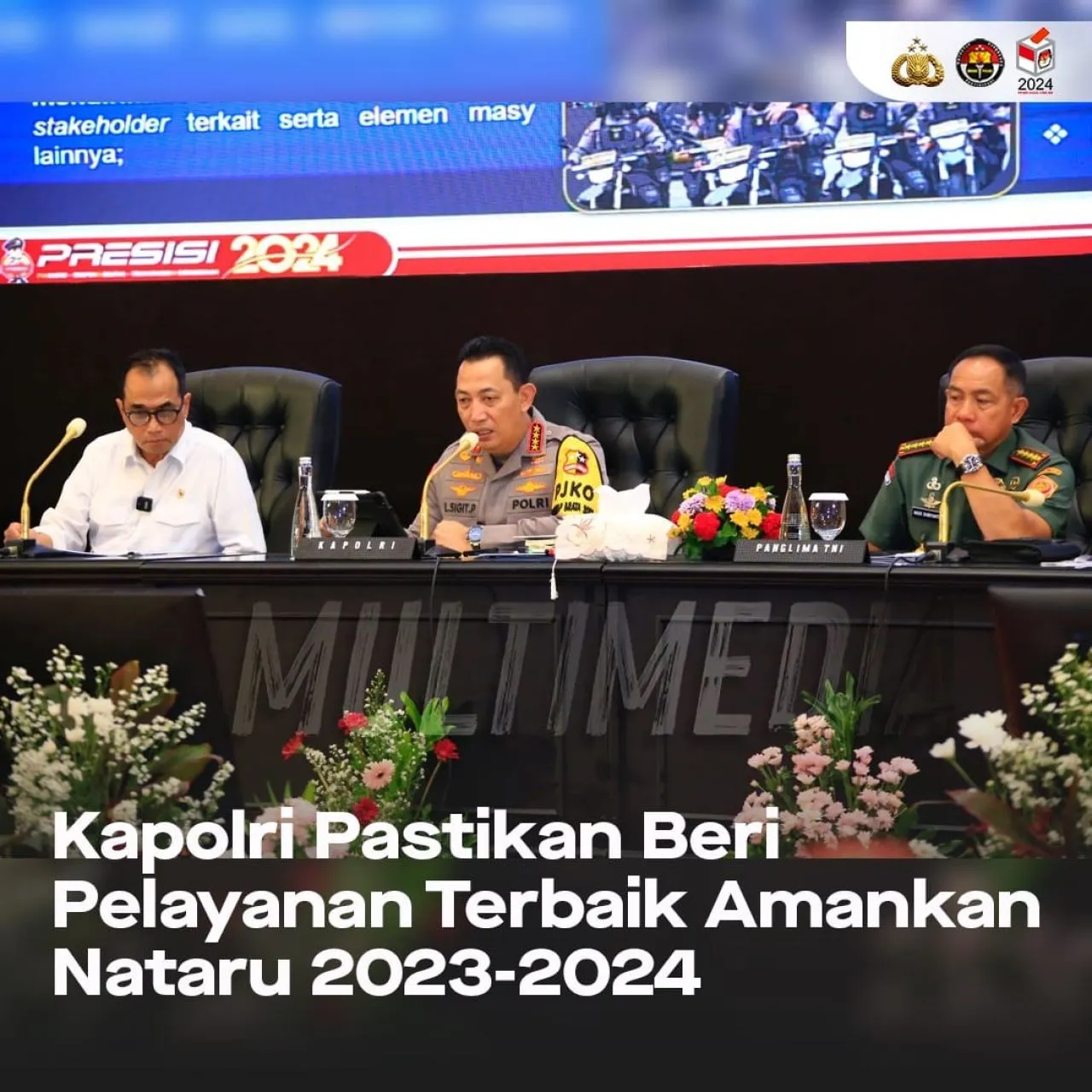 Kapolri Pastikan Beri Pelayanan Terbaik Amankan Nataru 2023-2024 