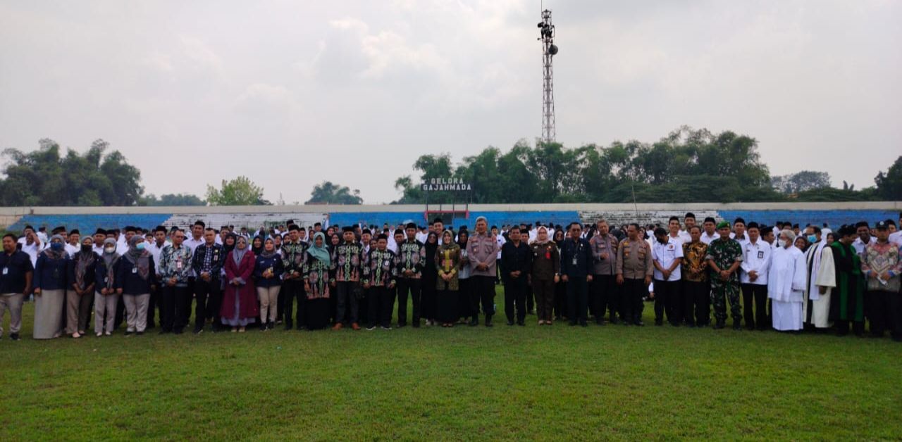 Ketua KPU Kabupaten Mojokerto, Bersama Jajaran Forkopimda Dan Peserta Pelantikan PPS se-Kabupaten Mojokerto