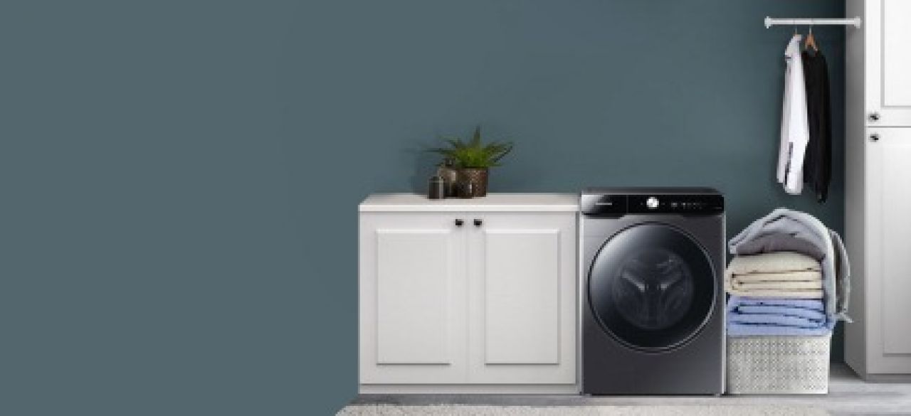 Samsung AI Ecobubble Washer Dryer Front Load