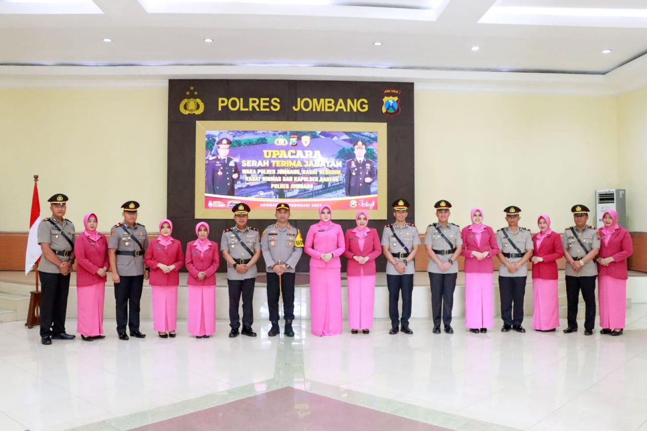 Sertijab di Graha Bakti Bhayangkara Polres Jombang
