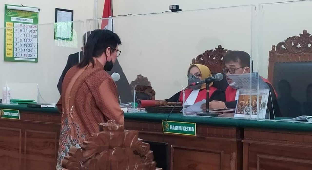 Suasana Sidang Gugatan PMH Terhadap Pengusaha Suradi Gunadi