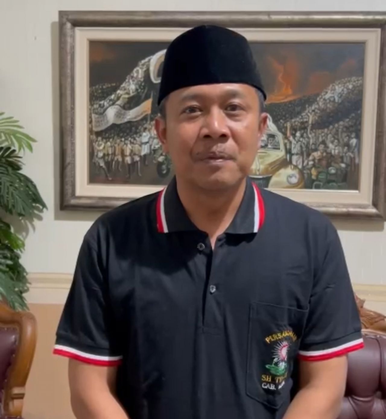 Ketua IPSI Ngawi, Dwi Rianto Jatmiko, Saat Memberikan Keterangan Pers