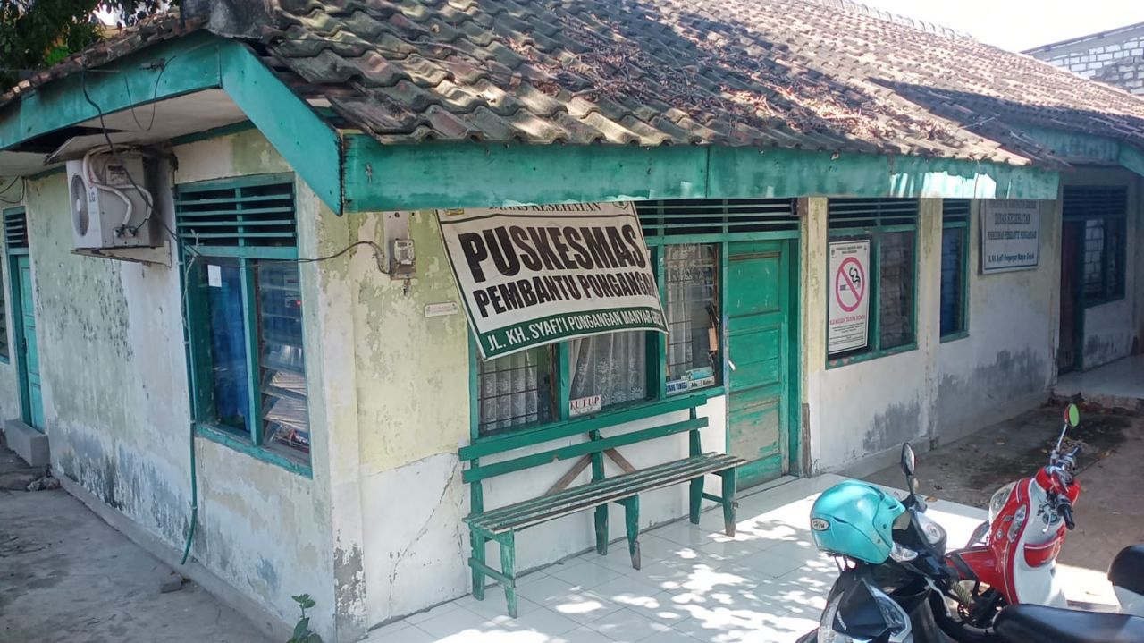 Prihatin : Bangunan Pustu Pongangan dalam kondisi yang memprihatinkan