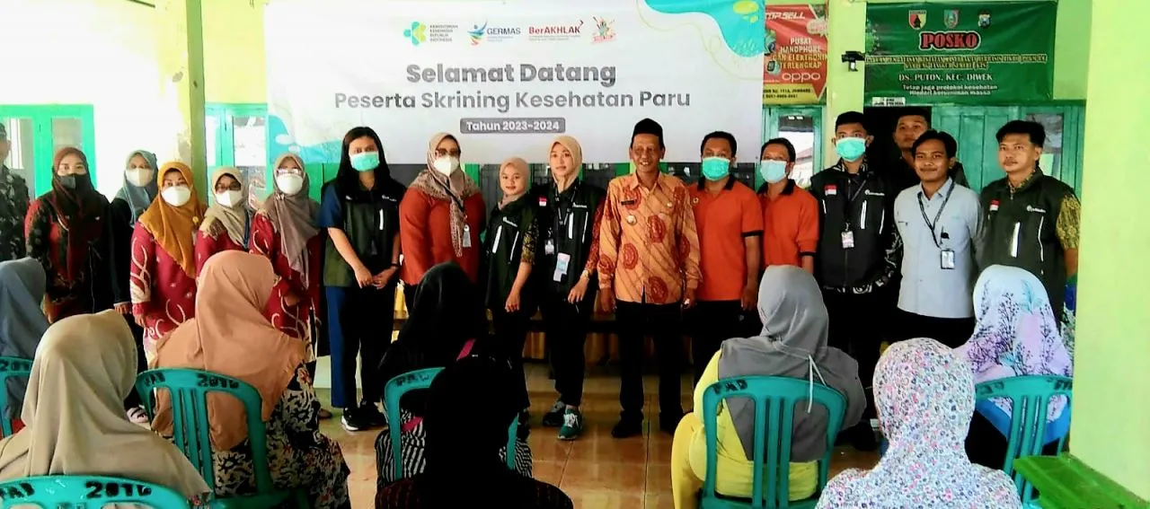 Tekan Angka Kematian Akibat Kanker Paru Puskesmas Diwek Laksanakan Skrining Paru di Desa Puton
