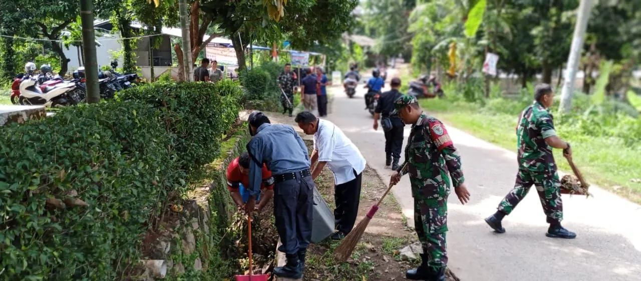 Sabtu Kasih, Koramil 1907/BGS Karya Bakti Pembersihan Gereja Kristen Injil Nusantara