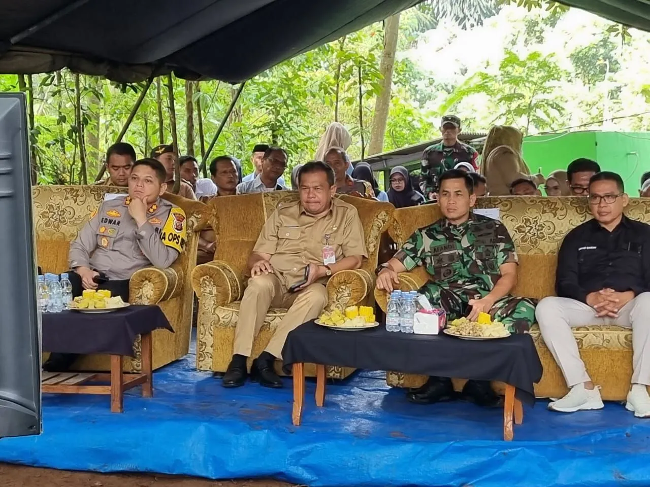Dandim 0619/PWK Hadiri Peresmian 1.898 Titik Air di Desa Wanawali