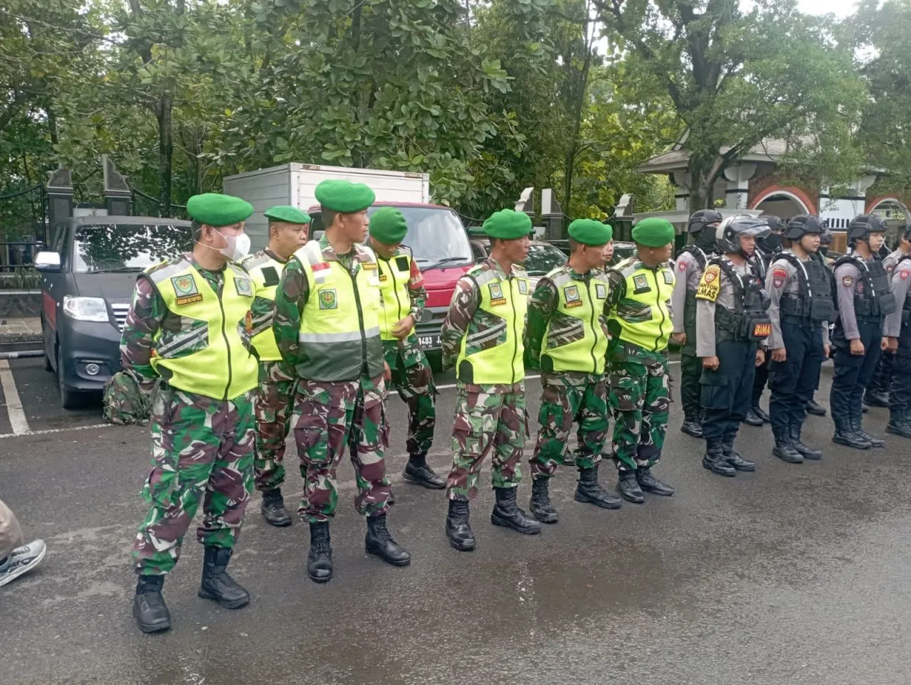 Kodim 0619/PWK dan Forkompinda Gelar Patroli Gabungan di Masa Tenang