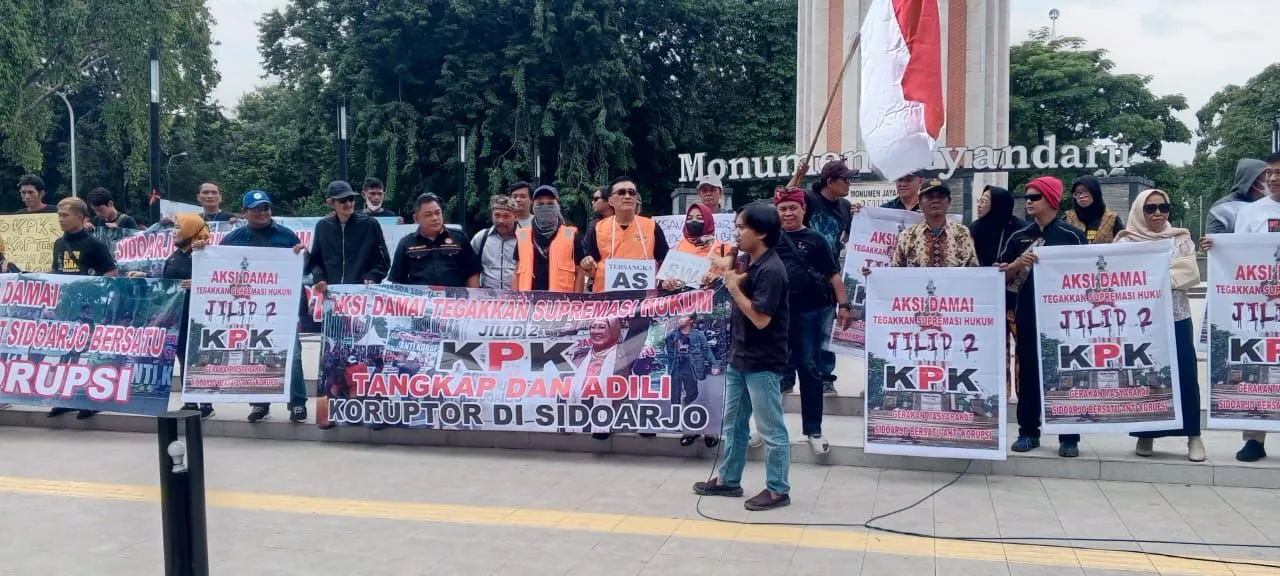 GMSBAK Desak KPK Tuntaskan Penanganan Korupsi di Sidoarjo