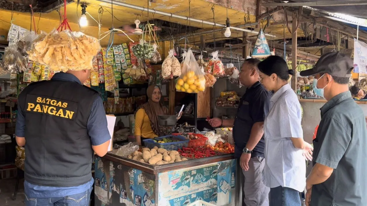 Satgas Pangan Polres Mojokerto Pastikan Tidak Ada Penimbunan Bahan Pokok