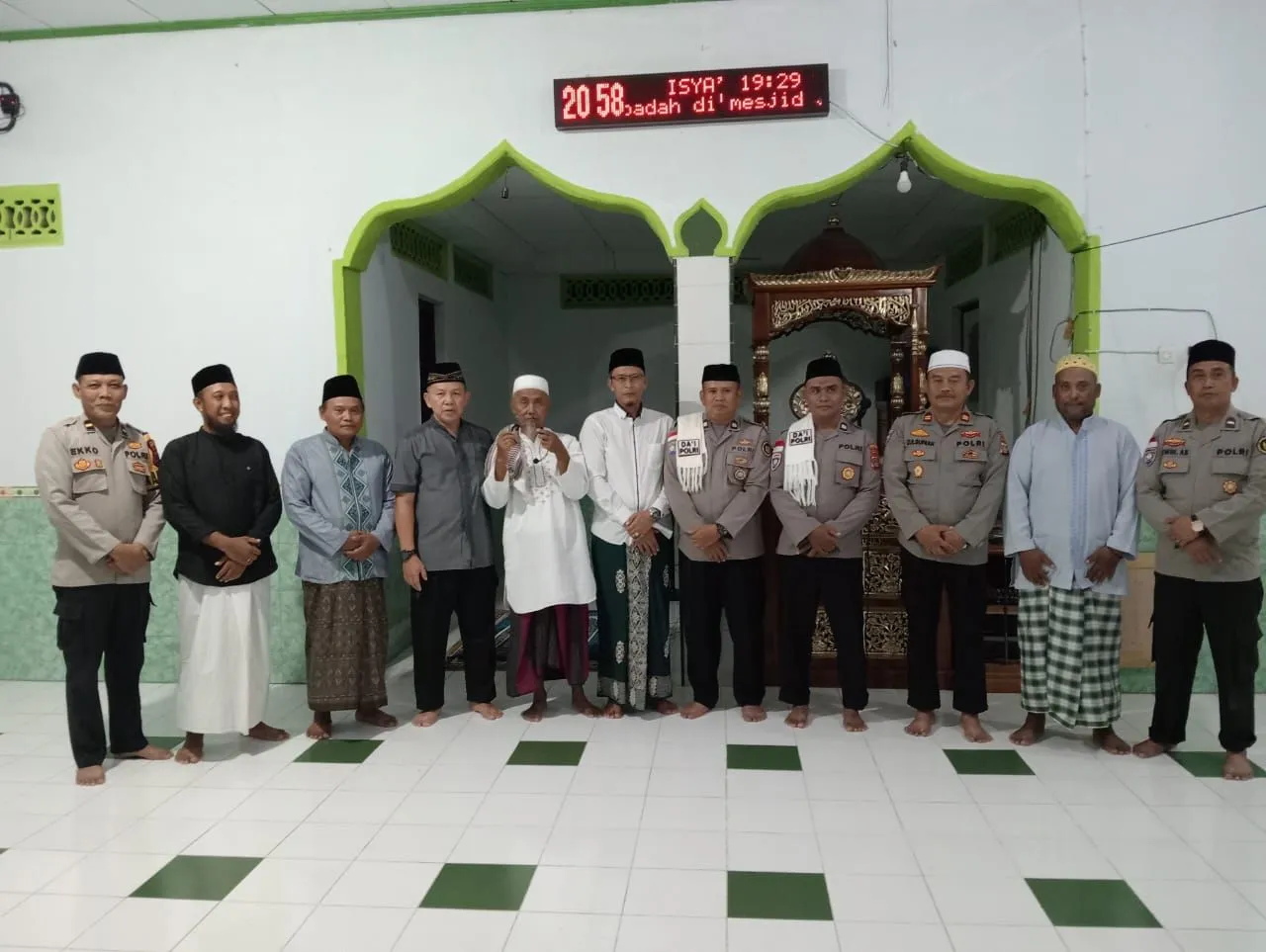 Kasat Binmas Polres Parigi Moutong Pimpin Safari Ramadhan di 7 Polsek dan 2 Polsubsektor Jajaran