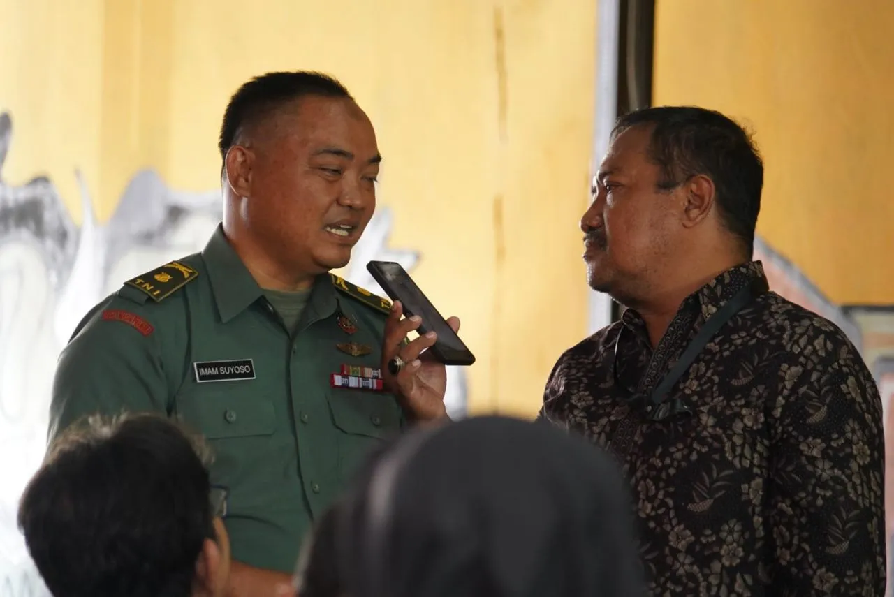 Silaturahmi Penrem 084/BJ dengan Media Tingkatkan Transparansi Informasi