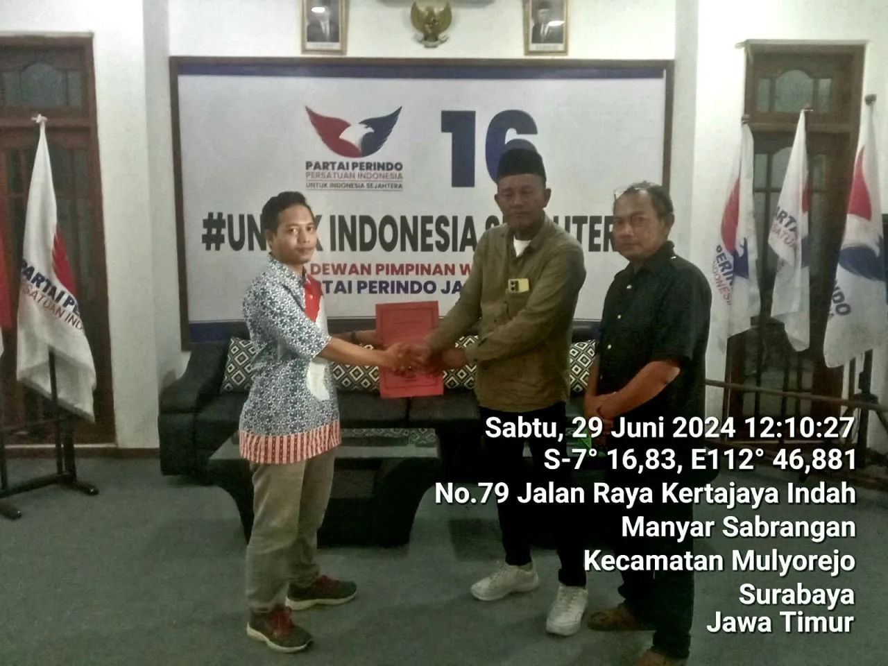 DPC Partai Perindo Kab.Mojokerto Minta Sikap Tegas DPW Partai Perindo Jatim