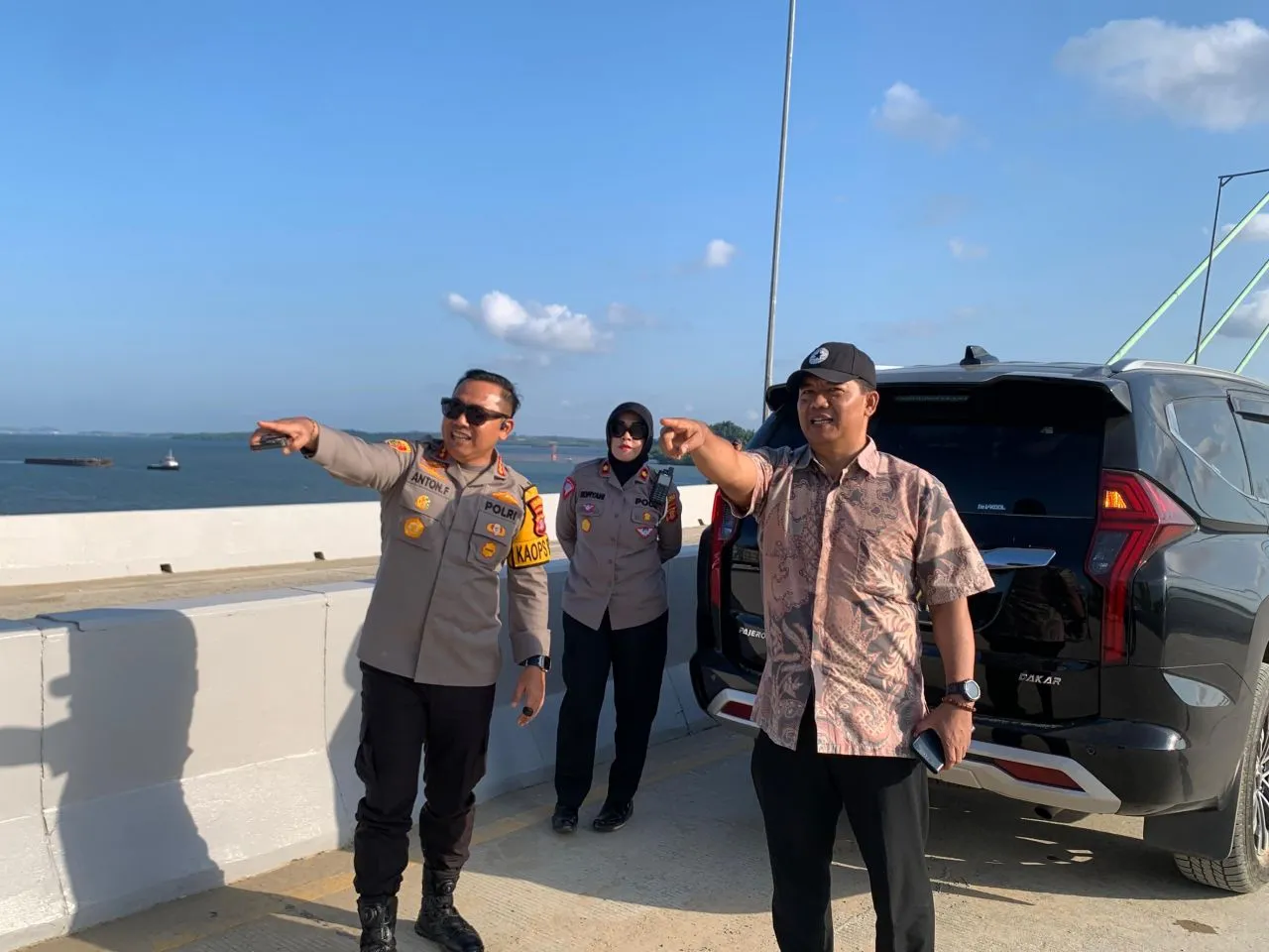 KBP Anton Firmanto Cek Kelayakan Jalan dan Infrastruktur Jalur Balikpapan IKN