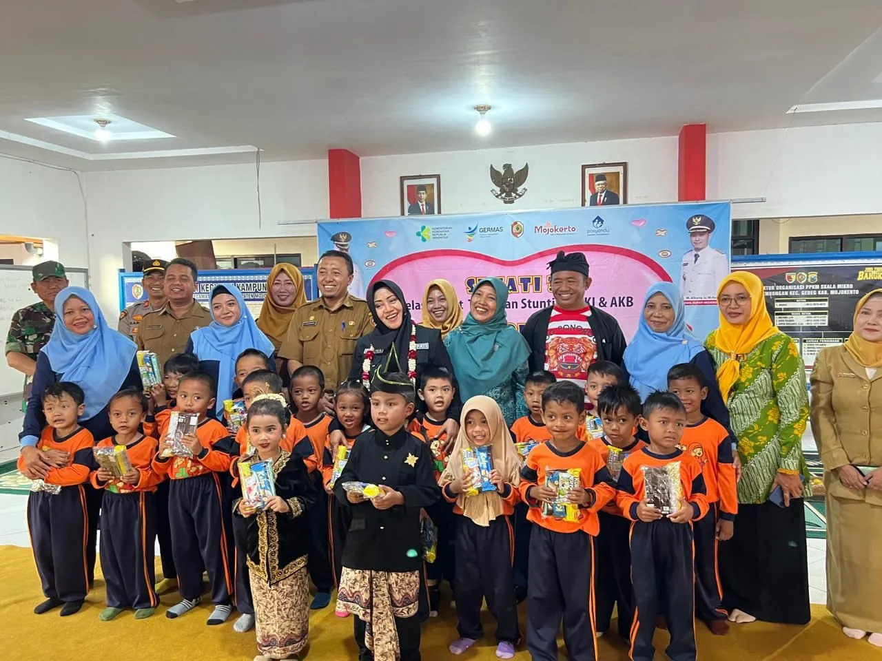 Giat SEHATI AKB AKI Sasar Lansia Balita dan Bumil Desa Gembongan