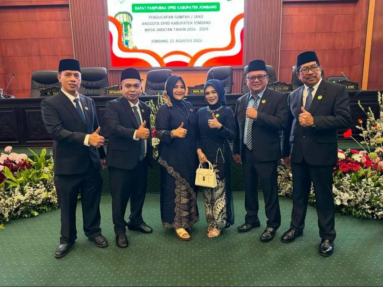 Gus Sentot Resmi Dilantik Sebagai Anggota DPRD Kabupaten Jombang Periode 2024-2029