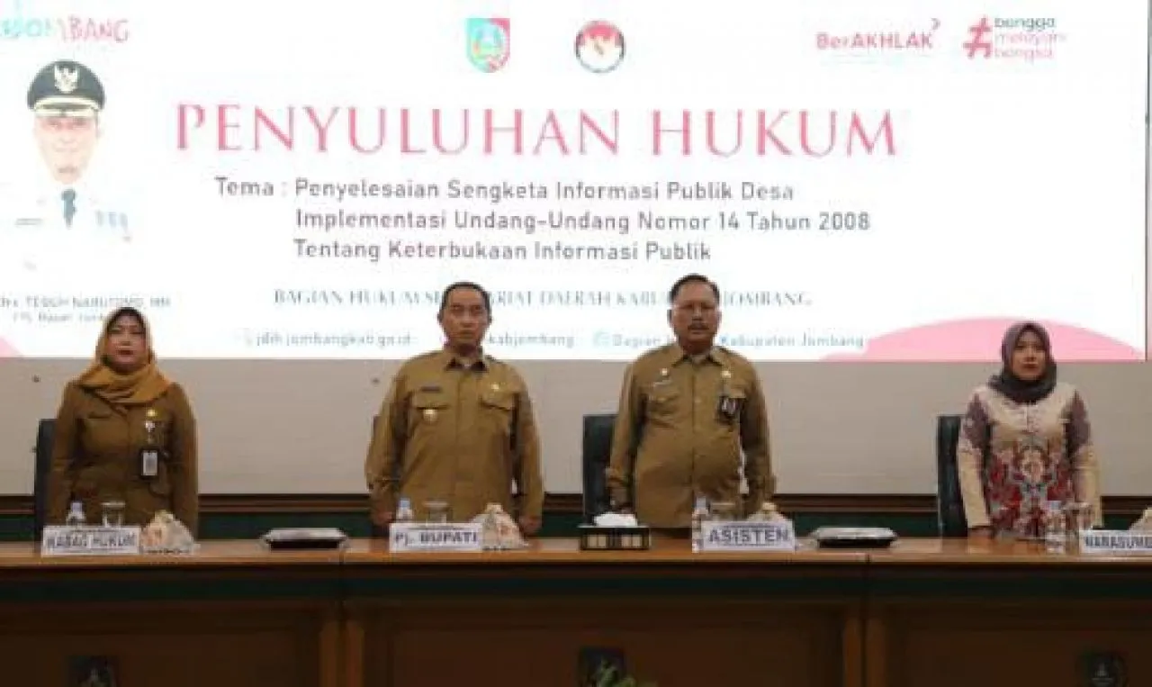 Kades se Kabupaten Jombang Siapkan PPID Implementasikan KIP Desa