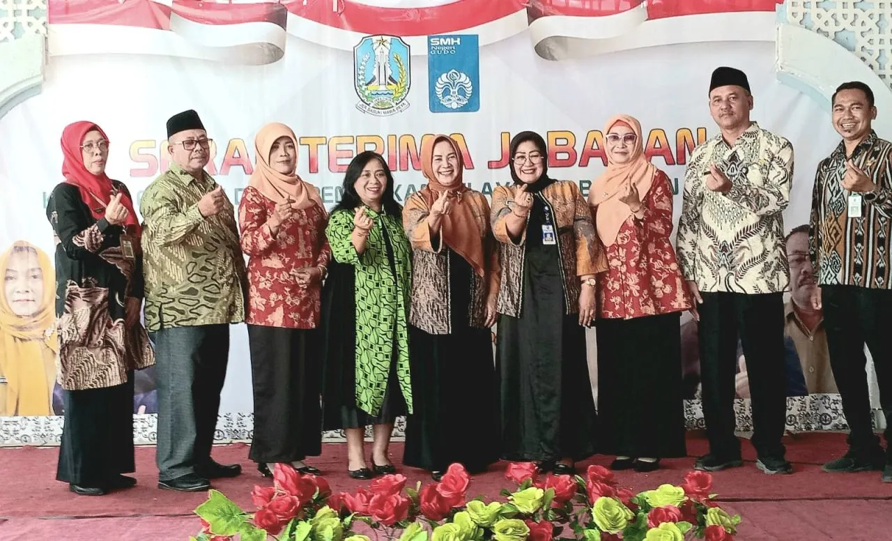 Sertijab Ka.Cabdin Pendidikan Kabupaten Jombang dan Kepsek SMKN Gudo